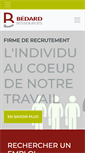 Mobile Screenshot of bedardressources.com